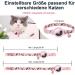 Mouyou Airtag Cat Neck Band - Adjustable Soft Nylon Collar with Bell & Silicone Holder - Pink Pattern C4 (22-34cm) - Buy Online on SooperMarket.com