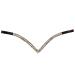 Start Wodenhringriemen horse glitter headband leather diamond horse stirring strap swing for bridle head straps for horses size warm blood thoroughbred and pony (cob black/shimmering) COB black/shimmering