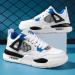 Adoff Basketball Shoes for Kids | Universal Casual Sports Shoes for Boys & Girls | Size 36 EU | Blue & White - Buy Online on SooperMarket.com