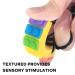 Rainbow Sensory Chewing Chain Set (4 Pieces) - Oral Motor Skills Autism & ADHD Solutions Bite Ring & Chewing Trailer - Buy Online on SooperMarket.com