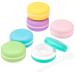 6 x Macaroon Cosmetic Containers with Leak-Proof Inner Lid Travel Storage Container (10ml Capacity)