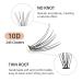 240 Pcs 10D C Curl 0.10mm DIY Eyelash Extension Cluster Lashes Kit 8-14mm - Professional Reusable Makeup Mini Extensions for Home Use - Buy Online on SooperMarket.com