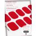 Kalolary 32PCS Gel Nail Polish Strips - Bright Red | Adhesive Full Wrap Sticker with Nail File | Waterproof & Long-Lasting | UV/LED Lamp Required - Buy Online on SooperMarket.com