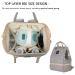 Double Layer Breast Pump Backpack with Cooler & Moistureproof Bag - Grey, USB Charging Port - Ideal for Outdoor Working Moms - Buy Online on SooperMarket.com