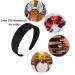 ANBALA Black Headbands for Women - 5 Pack of Plain DIY Satin Headbands in Various Sizes - Non-Slip and High Elasticity Headbands for Women and Girls - Buy Online on SooperMarket.com