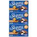3 x 5pk Orange Nougat Bars Low Calorie Milk Chocolate Sweet Snack Confectionery