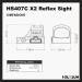 Holosun HS407C-X2 Classic Open Reflex Red Dot Sight 2 MOA - Black - Buy Online on SooperMarket.com