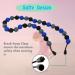 Sensory Chew Necklace for Kids | 2 Pcs Silicone Fidget Teether for Autism ADHD SPD | Chewy Necklace for Boys & Girls to Reduce Anxiety - Buy Online on SooperMarket.com