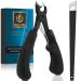 Podiatrist Toenail Clippers Super Sharp Nail Clippers for Thick & Ingrown Hard Toenail Fingernail. Stainless Steel Pedicure Clippers Toenail Cutters. Professional Toenail Clipper for Men Women Senior Black Updated