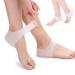 JIAHAO 4 x Foot Protector Heel Protector Gel Heel Cushion Pads Moisturizing Socks