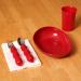 Mabis Redware 745380000 Basic Eating Tableware
