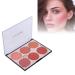6 Colors Rouge Palette Face Make-Up Rouge Long-lasting waterproof sweatproof cosmetic use for many occasions blush cosmetic multifunctional blush No irritation blush (01) 01 1 piece (1 Pack)