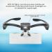 Head Mount Magnifier with LED Light Hands Free Eyeglass Type Eyelashes Extension Magnifying Glass with 5 Interchangeable Lenses - Buy Online on SooperMarket.com
