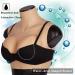 Buy SALANE Silicone Breast Plate - Realistic Brown C Cup Fake Breasts for Drag Queens & Crossdressers | International Shipping Available - Buy Online on SooperMarket.com