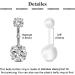 QWALIT Belly Button Piercing Kit - Stainless Steel Body Piercing Set - Buy Online on SooperMarket.com