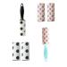 baixikly Lint Rollers Clothes Roller Sticky 2 Rollers 4 Refills Lint Removers Dog Cat Lint Remover Brushes Manual Lint Rollers for Pets Clothes Hair