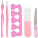 Manicure Pedicure Grooming Kit | Pedicure 5 Piece Manicure Tool Set | Safe Manicure for Proms Travel Parties and Dating - Buy Online on SooperMarket.com