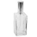 Fantasia Perfume Flakon 100ml - Empty Square Glass Bottle with Atomizer Pump Refillable Silver Cap - Ideal for DIY Fragrance - Buy Online on SooperMarket.com
