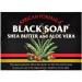 Madina African Black Soap with Shea Butter and Aloe Vera 3.5 oz (Pack of 10) - Buy Online on SooperMarket.com