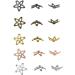 Mandala Crafts Metal Bead Caps Assorted Pack - 375 PCs 9x5mm, 5 Colors - Jewelry Making End Caps for Bracelet, Necklace, Earrings - Buy Online on SooperMarket.com