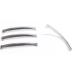 Mytoptrendz 4 PCS 7cm Small Slim Barrettes Hair Pins Dome Metal Hair Slides Hair Accessories for Women and Girls Thin Hair Classic Retro Style (7cm Silver)