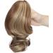 Claw Clip in Ponytail Hair Extension Synthetic Hair Extensions Hairpiece One Piece Long Pony Tails 12inch Curly - Light Brown & Ash Blonde - Buy Online on SooperMarket.com