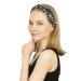 Folora Leopard Print Twisted Criss Cross Headbands for Women & Girls - Set of 4 - Buy Online on SooperMarket.com