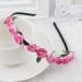 Shop Pink Flower Headband for Weddings & Parties | Boho & Hippie Style Accessories - Buy Online on SooperMarket.com