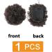prinfantasy Hair Pieces for Women Messy Bun Short Curly Extension Drawstring Hair Bun Synthetic Fiber Hair Naturel Brown FQ062 GBFQ062 One Size - Buy Online on SooperMarket.com