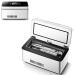 Portable Insulin Cooler Refrigerated Box Rechargeable LCD Display 2-8 Car Insulin Cooler Mini Constant Temperature Refrigerator for Home Car Travel Camping 3*Battery