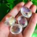 Natural Crystals and Stones 17mm-25mm Natural Spiritual Quartz Aura Crystal Stone Gravel 4pc for Decoration kaixun