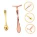 Golden Eye Massage Roller & T-Bar Set | Skin Care Tools for Eye Creams & Facial Masks | International Shipping - Buy Online on SooperMarket.com