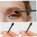 Baluue 100 Pcs Double Eye Shadow Makeup Eyeshadow Brush Women Makeup Brush Make up Cosmetics Plastic Black - Buy Online on SooperMarket.com