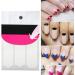 1Sheet French Nail Stickers Manicure Nail Art Stencils Nail Art Sticker 3-in-1 Guide Stickers Self-adhesive Sticker Tips For Manicure DIY Nail Art Tools - Buy Online on SooperMarket.com