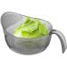 HMLTD Drain Basket - Multi-Purpose Bowl Strainer with Multi Fine Holes | Kitchen Utensils for Rice Tomatoes Soybeans Peppers Apples Grapes Gray - Buy Online on SooperMarket.com