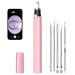 Blackhead Remover Tools with Camera  Visible Blackhead Remover  Pimple Popper Comedone Whitehead Extractor Kit  20X Magnification Visible Pore Cleaner Compatible with iPhone  iPad & Android