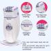 3 in 1 Women's Electric Hair Removal Kit: Epilator, Lady Shaver, Bikini Trimmer - Rechargeable and Gentle Depilation - Buy Online on SooperMarket.com