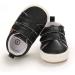 Cheerful Mario Baby First Walking Shoes - Soft PU Leather Prewalkers 3-6 Months (Black Star) - Buy Online on SooperMarket.com