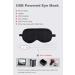 Emacombo Heated Eye Mask | Reusable USB Silk Steaming Eye Mask with Temperature Control | for Sleeping, Puffiness, Dry Eyes, Tired Eyes | Best for Blepharitis, Styes, and Eye Bags - Buy Online on SooperMarket.com