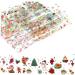 Christmas Nail Stickers Decals 3D Nail Art Stencils Designs Self Adhes TIP Nail Art Stickers Creat Design New Year Stickers Christmas Decor Practical - Buy Online on SooperMarket.com