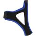 Adjustable Breathable Anti-Snoring Chin Strap - Black with Blue Edge - Buy Online on SooperMarket.com