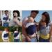 CUBY Baby Carrier Sling | Natural Cotton Adjustable Wrap for Newborn Comfort | Nursing Infant Toddler Carrier | Black Polka Dot - Buy Online on SooperMarket.com