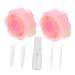 Gogogmee Eye Lift Strips 1 Set Lace Double Eyelid Sticker for Makeup Invisible Eyelid Tape Encounter Water Tool Makeup Supplies 5.3x5.3cm As Shown 1