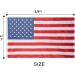 Yafeco 16x24 Inch Boat Flag - U.S. 50 Star Ensign Nautical American Flag with Sewn Stripes, Embroidered Stars, and Brass Grommets - Buy Online on SooperMarket.com