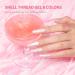 RARJSM Pearl Gel Nail Polish Set - 6 Colors Pearlescent Shell Glitter | White Gold Pink Green Purple Shimmer | Mermaid Nail Gel Soak Off | DIY Manicure with Swirl Thread Effect | LED UV Curing Required - Buy Online on SooperMarket.com
