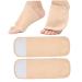 Protection belt castor oil package for foot 2 PCs Reusable oil -density castor oil packaging adjustable soft cloth compress castor oil cushion for women men