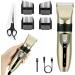 Men's Cordless Hair Trimmer Cordless Hair Clipper Men Rechargeable Electric Razor Professional Hair Clipper HairCutting Kit Beard Trimmer Shaver Detail Trimmer with 4 Guide Combs Scissor Brush - Buy Online on SooperMarket.com