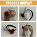 IMIKEYA Halloween Headband Red Rose Skull Headband Day Of The Dead Flowers Hairband with Skeleton Hand Zombie Bridal Cosplay Costume Hair Accessories - Buy Online on SooperMarket.com