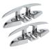 YaeMarine 6" Stainless Folding Cleat Boat Dock Cleat Marine Grade Stainless Steel Folding Cleat Flip-up Dock Cleat 2