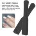 3pcs Nail Art Magnetic Stick - Portable Cat Eye Gel Nail Polish Magnet Wand | DIY Manicure Tool (Black) - Shop Internationally - Buy Online on SooperMarket.com